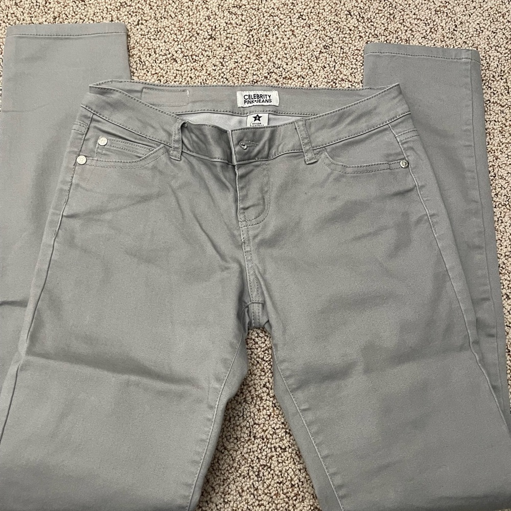 Gray Jean leggings